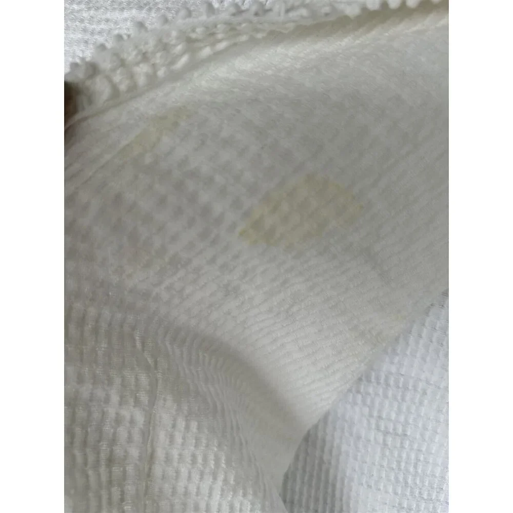Bates by Maine Heritage Weavers White Bedspread Chenille Full Size
